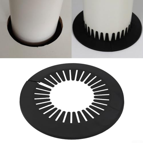HpLive 5 Stück Flanschrohrabdeckung, Dekorative Rosette für Heizungsrohre, Wandrohrdekoration(50-78mm)