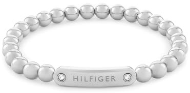 Tommy Hilfiger Jewelry Braccialetto di perline da donna Collezione in Acciaio Inossidabile, Color oro giallo o oro rosso