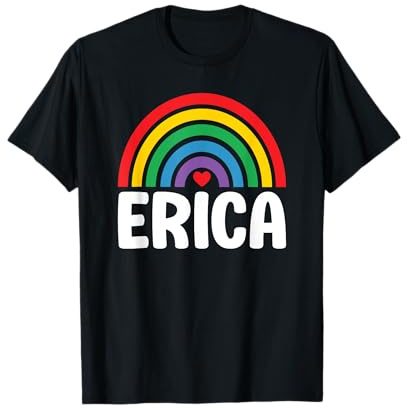 I Love Erica Cute Erica Lover for Men and Women T-Shirt