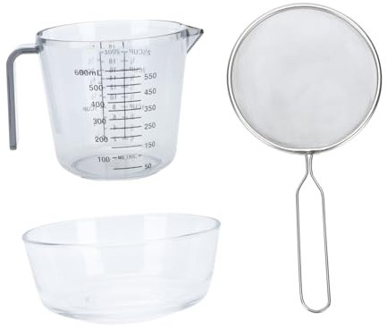 Garneck De Harina De Acero Inoxidable Colador De Cocina Espumaderas Cucharones Ideal Para Freír y Cocinar
