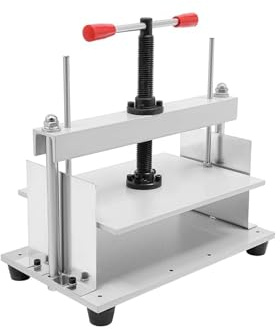 KinHall Presse à papier manuelle, presse à plat pour reliure, papier A4 + barre d'équilibre