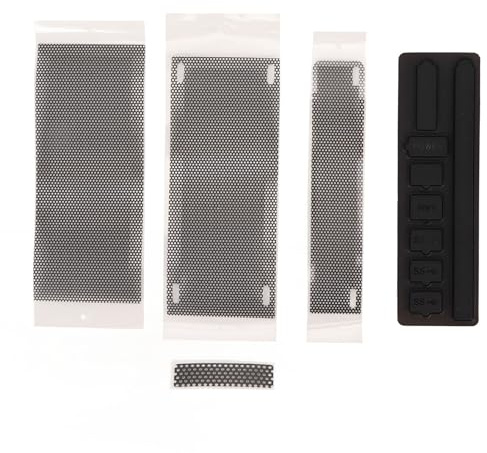 Ouitble Set filtri antipolvere opzionali per la serie S 8 tappi antipolvere in silicone 4 filtri antipolvere in PVC per gli accessori della serie S