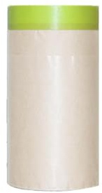 YCSHIPO Paint Masking Paper with Tape for Car and Furniture,Auto BodyMasking Paper,Car Protection Covering Paper,Paint Masking Tape and Drape for Painting(SIZE:15m x15cm/590.55x5.91inch)