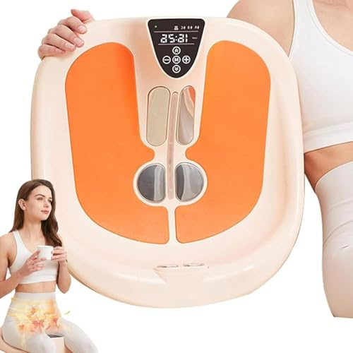 ZHNANDAMAI Beckenbodenmuskeltrainer für Frauen und Männer, EMS-Kegel-Trainer-Inkontinenzbehandlung Eevice, Kegel-Stuhl, 38-44 ° C-Temperatur, Postpartale Rehabilitation und Gesäßverbesserung
