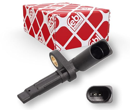 febi bilstein 101053 ABS-Sensor, 1 Stück | Kompatibel mit: AUDI A4 B8, A4 B8 Avant, A5, A5, A5 Cabriolet, A5 Cabriolet, A5 Sportback, A5 Sportback, A6 Allroad C6