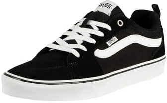 Vans Herren Filmore Sneaker, Suede Canvas Black White, 47 EU