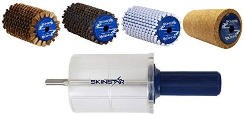 SkinStar Komplett Bürsten Set Rotorbürste WorldCup Professional 6-teilig 100mm