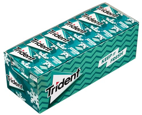 Trident Pack de chicles sabor mentol 336 g