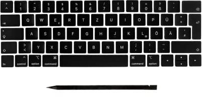 Generiska ersättningsknappar för MacBook Pro 13 tum 15 tum (2018–2019) A1989 A1990 A2159 DE-layout QWERTZ