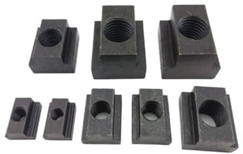 M6 M8 M10 M12 M14 M16 T-Nutenstein Klemmtisch Schlitzfräsen T Gleitmutter Block Nutensteine ​​Kohlenstoffstahl (Color : Svart, Größe : M10 x 10pcs)