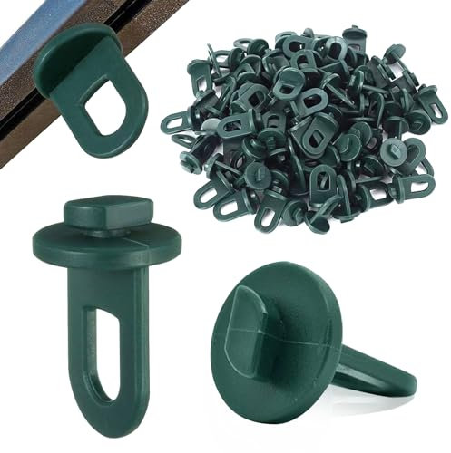 Hopton Accessoires de serre - Clips de serre stables pour serre, dispositifs de suspension pour plantes, vert-60