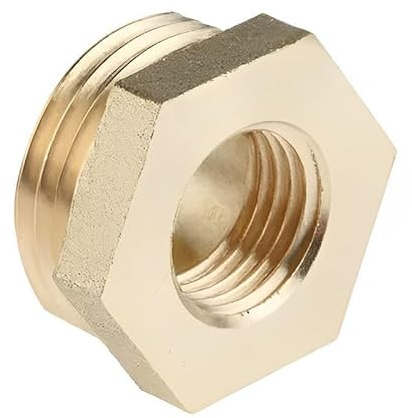 ODSUPPLIES - 2 x 1 Brass Threaded Bush | Available 3/8 inch, 1/2 inch, 3/4 inch, 1 inch, 1 1/4 inch, 1 1/2 inch