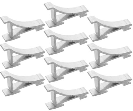 TOPPERFUN 10pcs Heavy-duty Shelf Clips for Freezers and Refrigerators Freezer Shelf Clip Fridge Part Replacement
