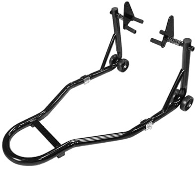 REWOLFNUS Motorcycle Universal Front Combo Wheel Fork Paddock Stand Lift for Yamaha Honda Kawasaki Suzuki Ducati for Sport Bike (Black)