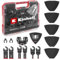 Einhell XL-PLUS-CASE - Juego de 35 herramientas para madera (hojas de sierra de inmersión CV, hoja de sierra semicircular HCS, placa de soporte Delta, papel de lija de óxido de aluminio para madera,