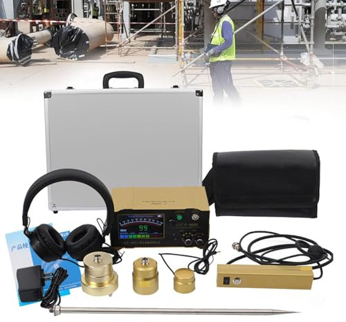 CFDZCP Detector De Fugas De Agua Subterránea, Sensor Geófono De Fugas De Agua, Preciso Y Confiable. Sensor De Fugas De Agua Preciso Y Confiable For Tuberías, Profundidad De Detección De 3 Metros.