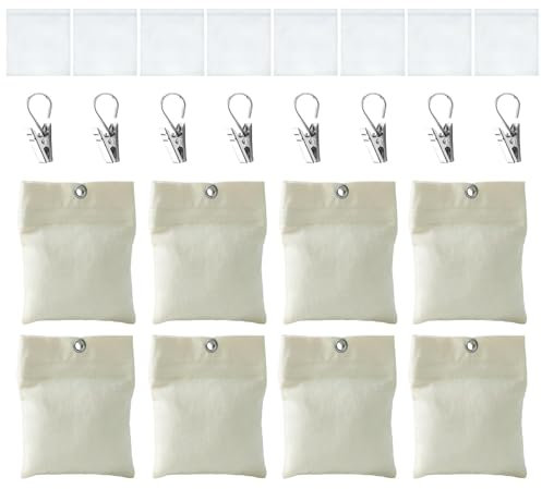 Lot de 8 poids de rideaux d'extérieur - Vent lourd - Sac de sable extérieur en plein air - 8 poids de drapery - Nappe lourde réparatrice - Drapeau de jardin - Support de douche - Clip décoratif pour