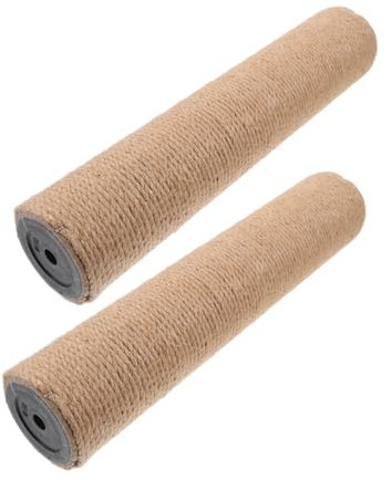 VERDANVERSE 2 Stück Ersatz Kratzsäulen Aus Sisal 30cm Robustes Selbstgemacht Zubehör Für Hohen Katzenkratzbaum Wohnungskatzen
