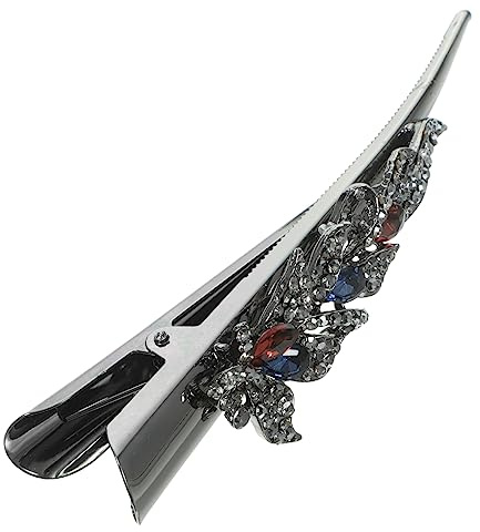 OFFIGAM Krokodilklemmen Mit Dekorative Haarspangen Alligator Haarspange Clip Haarspangen Mit Schein Für Damenhaar Kleine Krokodilklemmen Für Dünnes Haar