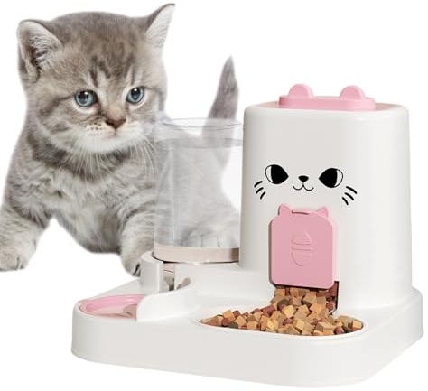 Automatisk kattmatare – kattmatare och vattendispenser | Bekväm husdjursmatare | Hund- och kattmatautomat | Ccat matautomater för schemalagd matning, måltidshantering