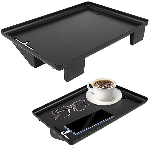 Estante de cama entrepiso ABS de 32 x 23 x 5 cm con ranura para tarjeta, suspensión ganar espacio para mesita de noche suspendida en dormitorios, casas