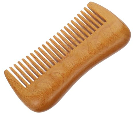 COMPUKAS Wooden Massage Comb Boxwood Detangler Brush for Scalp Massager Shampoo Brush Hair Care for Girls
