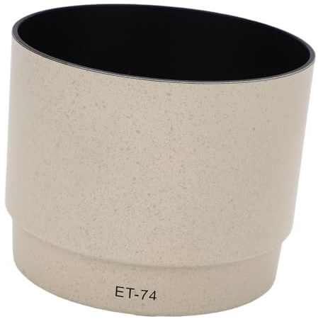 XUMIUZIY Pare-Soleil D'objectif, Conception à Baïonnette, Abat-Jour D'objectif D'appareil Photo en ABS Blanc pour EF 70 à 200 Mm F4 0L USM is USM, avec Capuchon de 67 Mm de Diamètre