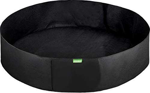 GardenMate 1x 400L Jardinera elevada - Bolsa de Tela no Tejida para Plantas - Altura 30 cm Ø 130 cm