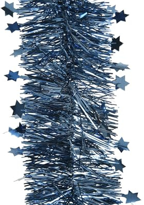 Guirlande lametta star shine bleu nuit