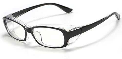 QIULAO Gafas de alergia contra el Polen Adulta, Gafas Protectoras tridimensionales envueltas.Anti-Niebla, Anti-Azul, Anti-Gota, Anti-Polvo, Adecuado para Gafas de Seguridad usadas por Adultos