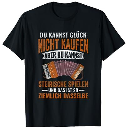 Akkordeon Steirische Leidenschaft Ziehharmonika Harmonika T-Shirt