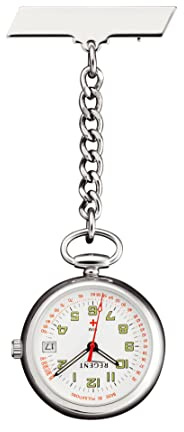 REGENT Damen Schwesternuhr Krankenschwester Ärztin Edelstahl 31 MM Quarz Arabische Zahlen Datum in verschiedenen Varianten