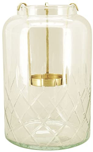 Exner GmbH WindLicht Swill - Glas/Metall - 16x16x25 cm
