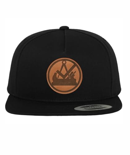 Shirtbild Schreiner Cap Mütze mit Lederpatch Handwerker Geschenk, Muster Name: Gerade