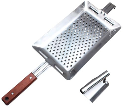 MAGICLULU 2-teiliges Spätzlepressen-set Aus Edelstahl Traditioneller Spätzlemaker Spaghettisieb Mit Holzgriff Einfache Nudelmaschine Für Selbstgemachte Spätzleknödel