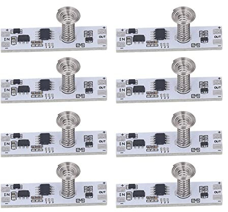 Kapazitives Touch-Dimmer-Schaltermodul, LED-Dimmsteuerung, Einfache Struktur, Überwindung von Störungen, ABS-Material, Stufenloses Dimmmodul Ersetzt Mechanische Taste