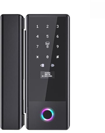 cerradura inteligente, Cerradura Intelinte For Puerta De Vidrio, Cerradura Biométrica Con Huella Dactilar, TTlock Tuya, Wifi, Cerradura Electrónica Digital Sin Llave For Puerta Corredera con sensor se