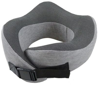 LXBche Travel Pillow, Memory Foam Neck Pillow for Travel, Memory Foam Travel Pillow, Neck Pillow, Advanced Neck Support for Long Flights, Patented Design for Optimal Relaxation(Color:Gray)