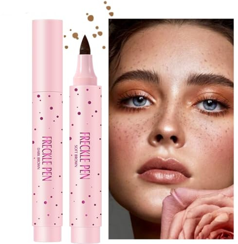 KARLOR Sommersprossen Stift Sommersprossenstift wasserfest hellbraun dünn sommersprossen tattoo freckle pen bräunlicher Fleck Pencil
