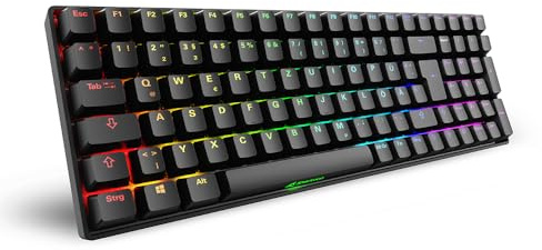 Sharkoon SGK50 S2 Schwarz, RGB, Gateron Braun