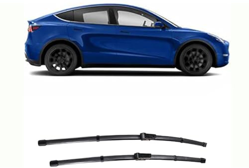 Nsnqb Auto Vorne Scheibenwischer für Tesla Model Y 2020-2023, Vornescheibenwischer Wischerblatt und Wischerarm Vorne, Scheibenwischer Wischblattersatz Set