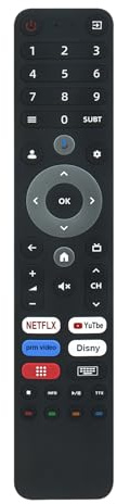 Sprach Fernbedienung Kompatibel mit DYON iGoo TV 32H | 40F | 43F | 43U | | 50U | 55U