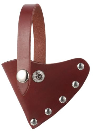 Angoily Tree Cutting Ax Protective Cover Camping Leather Cover for Outdoor Use for Hiking and Survival for Scenarios