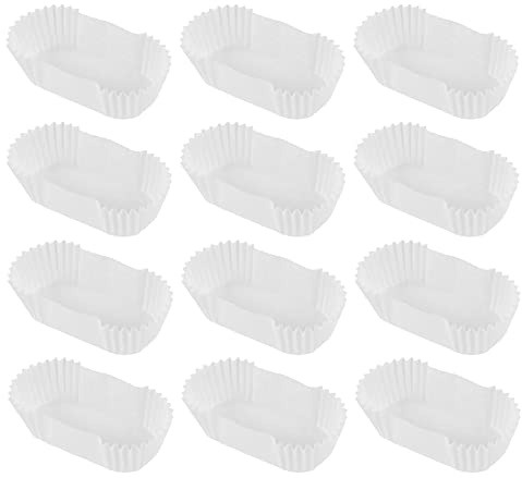Kueohse 120 Pack Greaseproof Loaf Tin Liners Straight Baking Parchment Paper Non Stick Cake Pans Cake Tin Liner