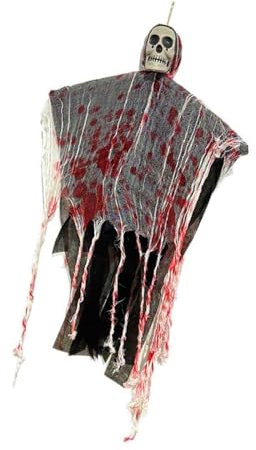 Weather Resistant Glows Skull Decoration Featuring Easy Installation For Halloween Scenes Outdoor Hanging Props