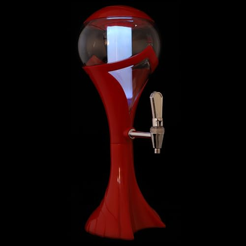 Uonlytech Dispensador De Cerveza Brillante Forma De Carámbano Torre De Cerveza para Fiestas Dispensador De Bebidas
