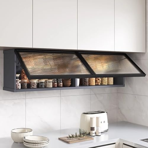 Väggmonterat medicinskåp i aluminium med glasdörr mångsidig förvaringsorganiserare för toaletten med ljus för badrum och kök snygg och funktionell design