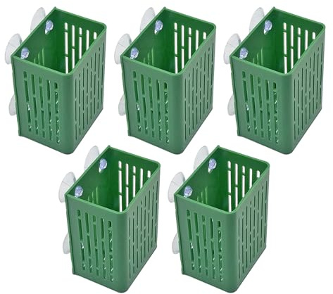 Qkbuza Portapiante per Acquario - 5 Pezzi Galleggiante,Supporto per Pothos in Acquario,Per Coltivazione Acquaponica Giardino Acquatico Betta Pothos