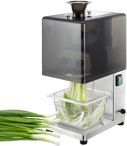 Macchina elettrica della taglierina della verdura per la frantumazione efficiente di sedano, porro e cipolla, soluzione desktop ad alta velocità per la preparazione degli alimenti