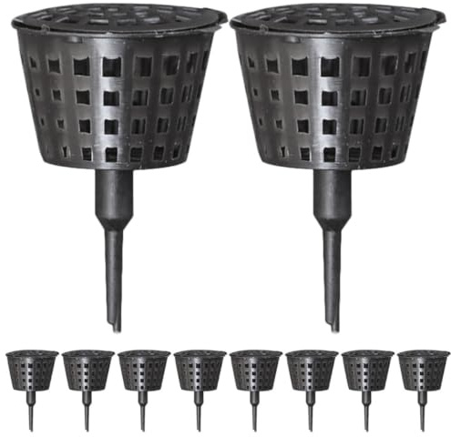 Warmhm Caja de Fertilizante para Bonsáis con Tapa, 20 Piezas de Plástico Pp, Fácil de Usar y Protección contra Disturbios, Adecuado para Fiesta Verano y Cuidado de Plantas